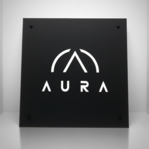 Insegna in Plexiglas